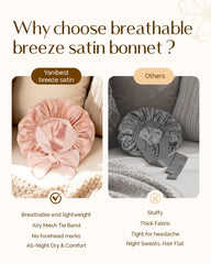 YANIBEST protección del cabello de la almohada de seda transpirable.