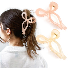 Yanibest clip cabello con lazo grande, sujeción segura para peinados rápidos.