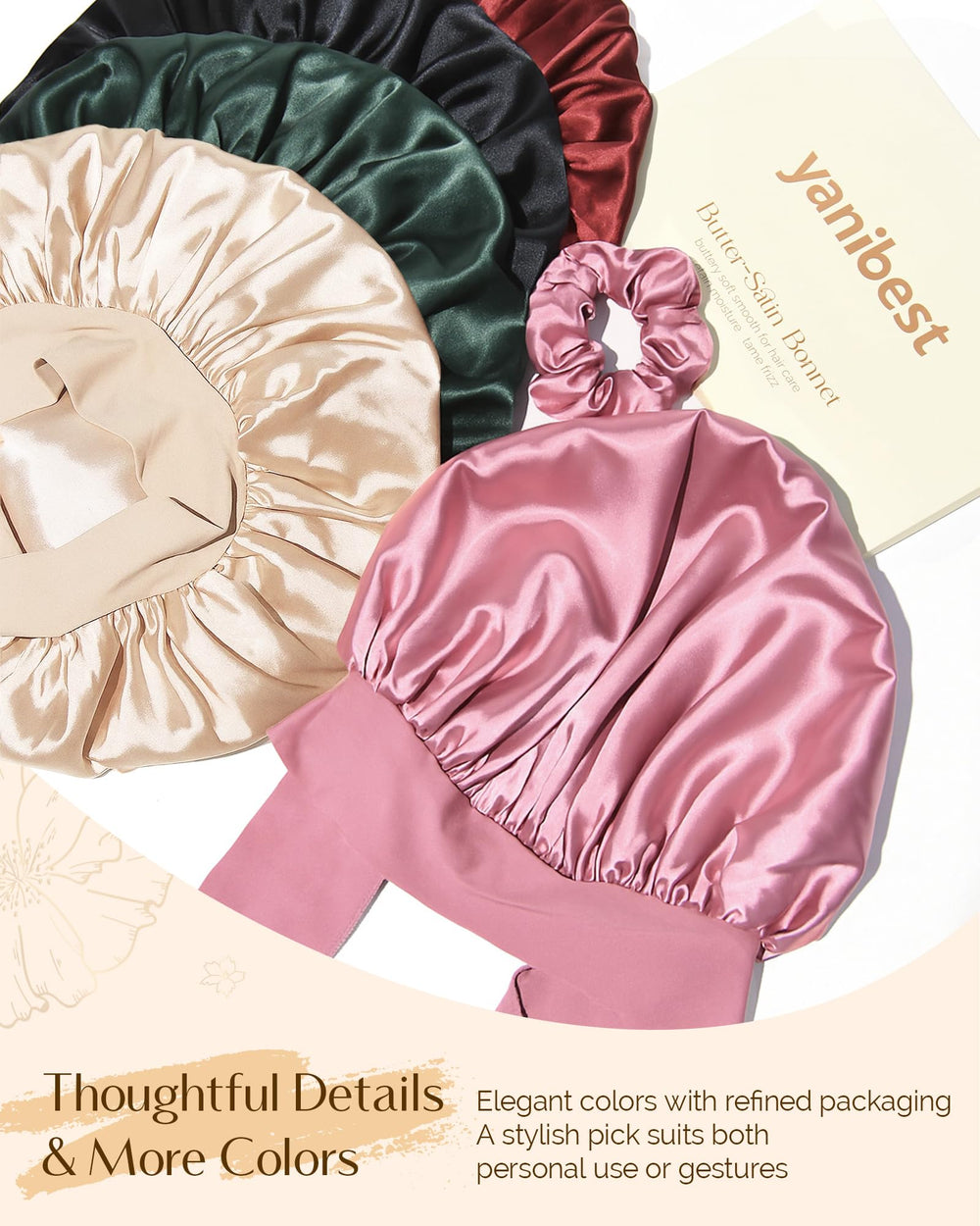 Yanibest empaque elegante regalo ideal para cabello sano.