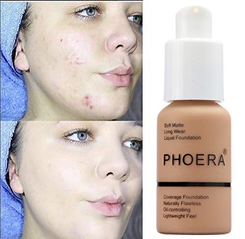 Muestra tono 104 Marfil suave de Yaper PHOERA para cobertura natural.
