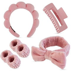 Yaqulen set spa 7 piezas, toalla para la cabeza, absorbe agua durante el lavado