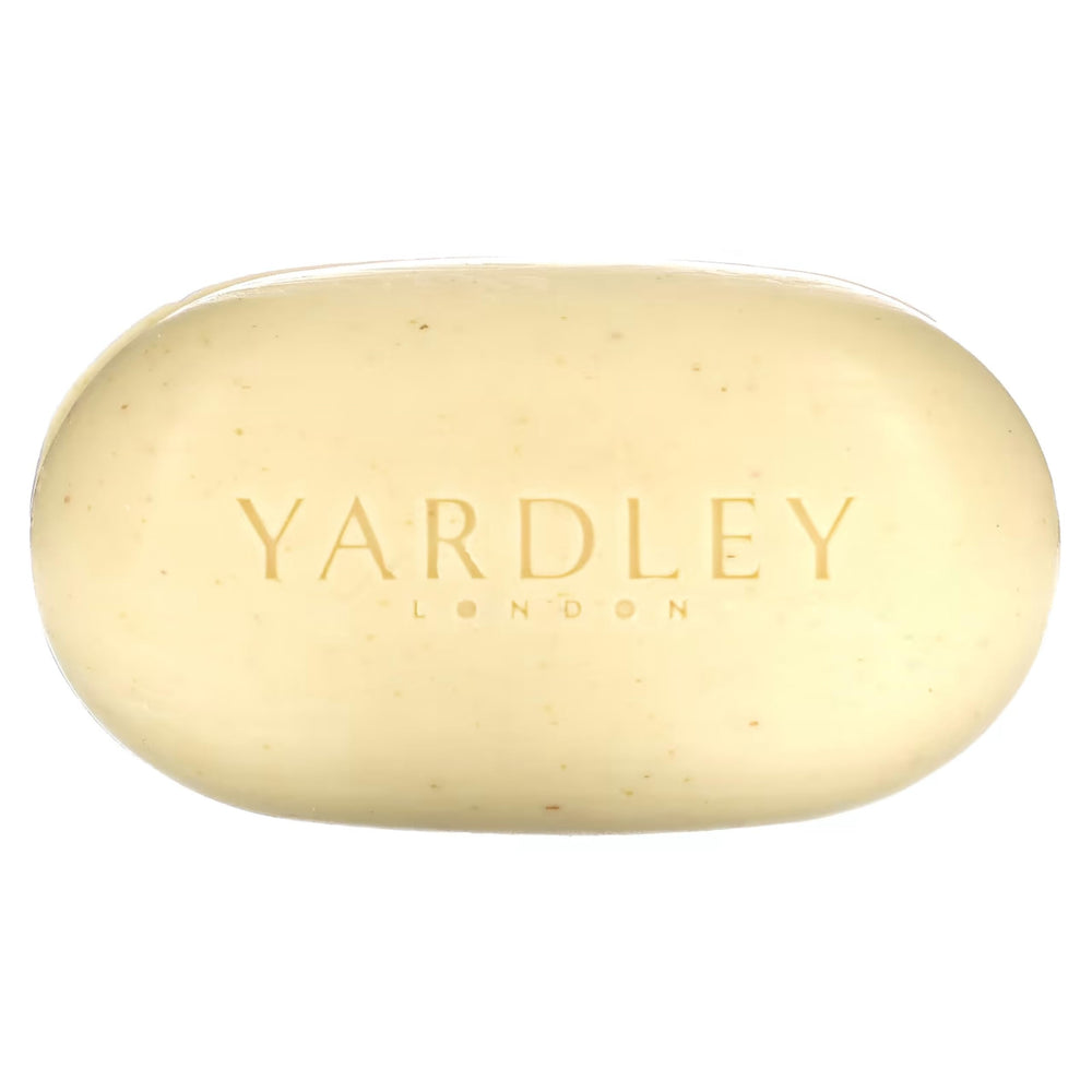 Yardley London barra hidratante avena almendra, uso diario para el ritual de baño.
