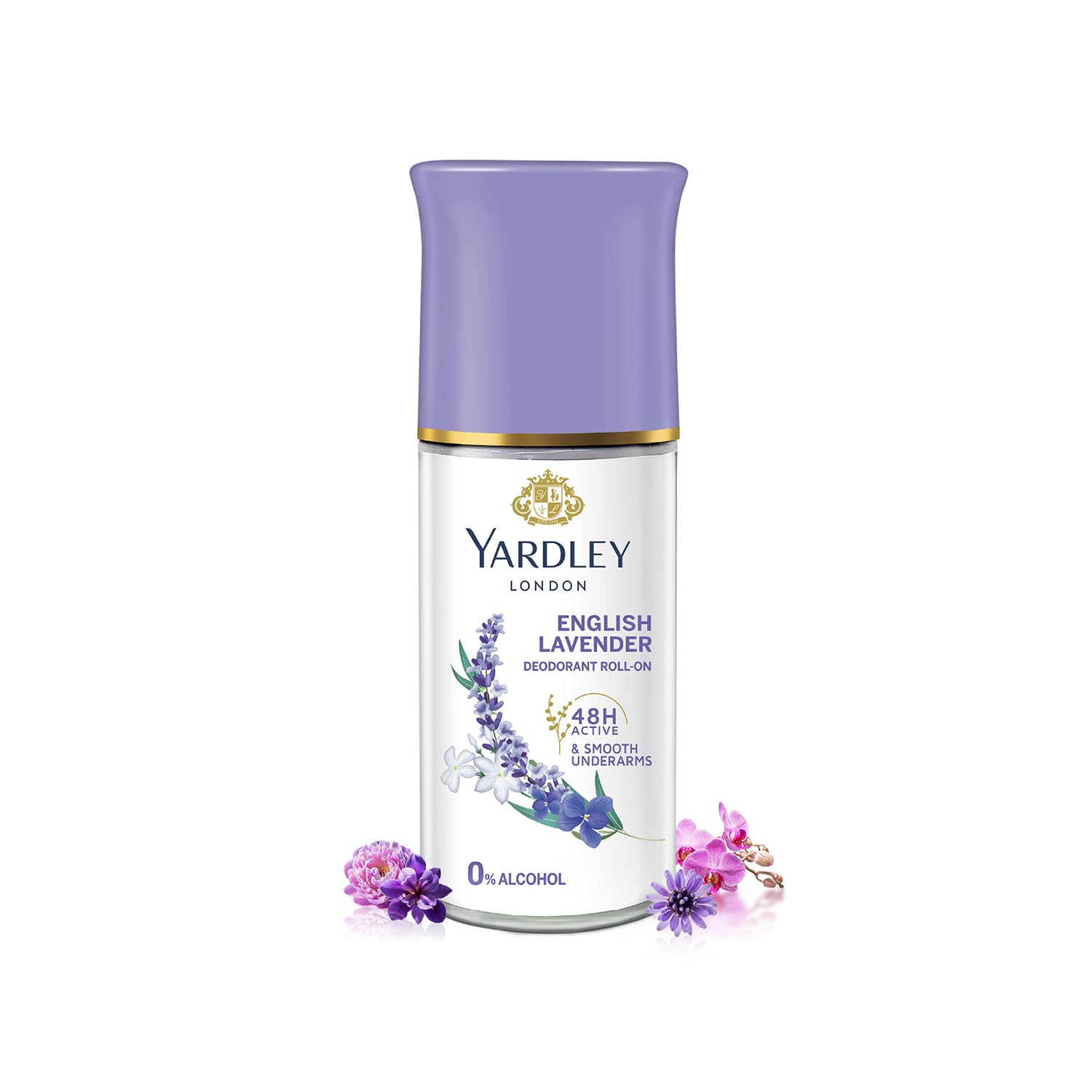 Yardley London desodorante lavanda inglesa rodillo para uso diario y aroma duradero.