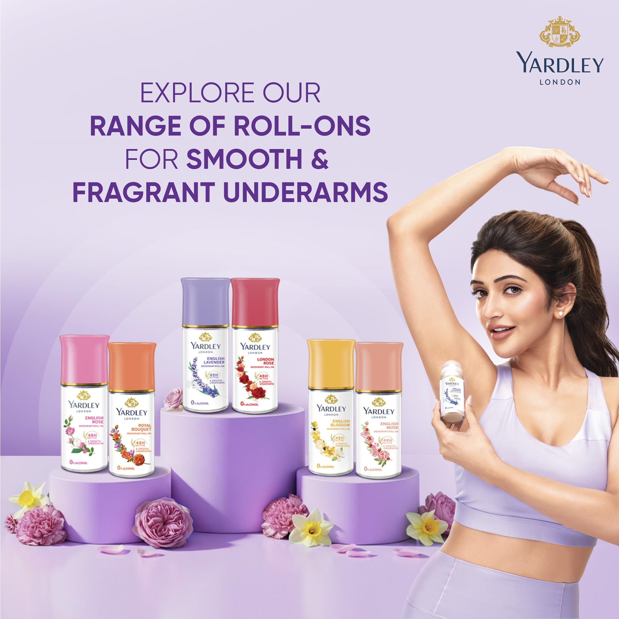 Yardley London desodorante lavanda inglesa: sensación fresca durante todo el día.