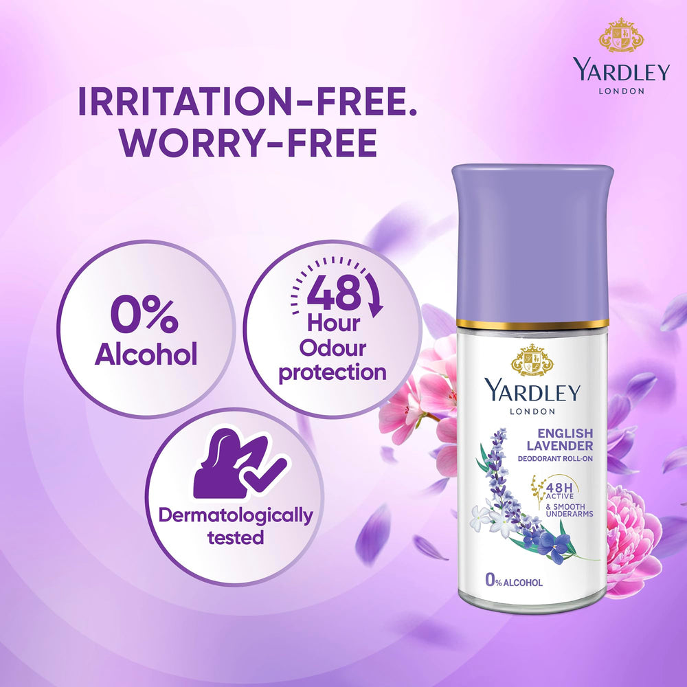 Yardley London aroma fresco de lavanda inglesa que perdura.