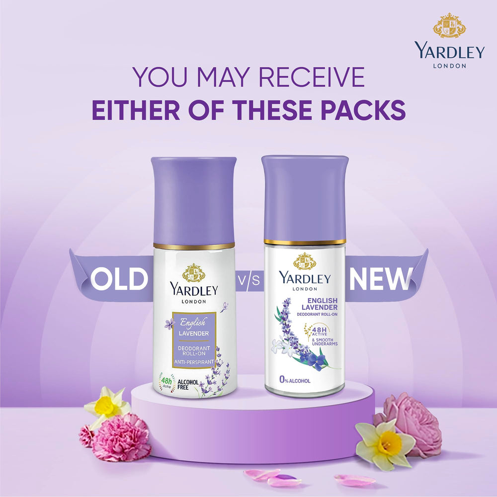 Yardley London desodorante lavanda inglesa con protección duradera.