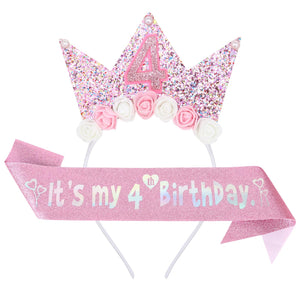 La faja de cumpleaños de YARIEW brilla para lucir un look festivo.