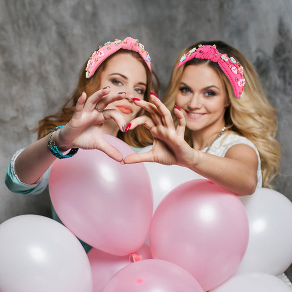 Diadema YARIEW detalle corazón acrílico para regalo.