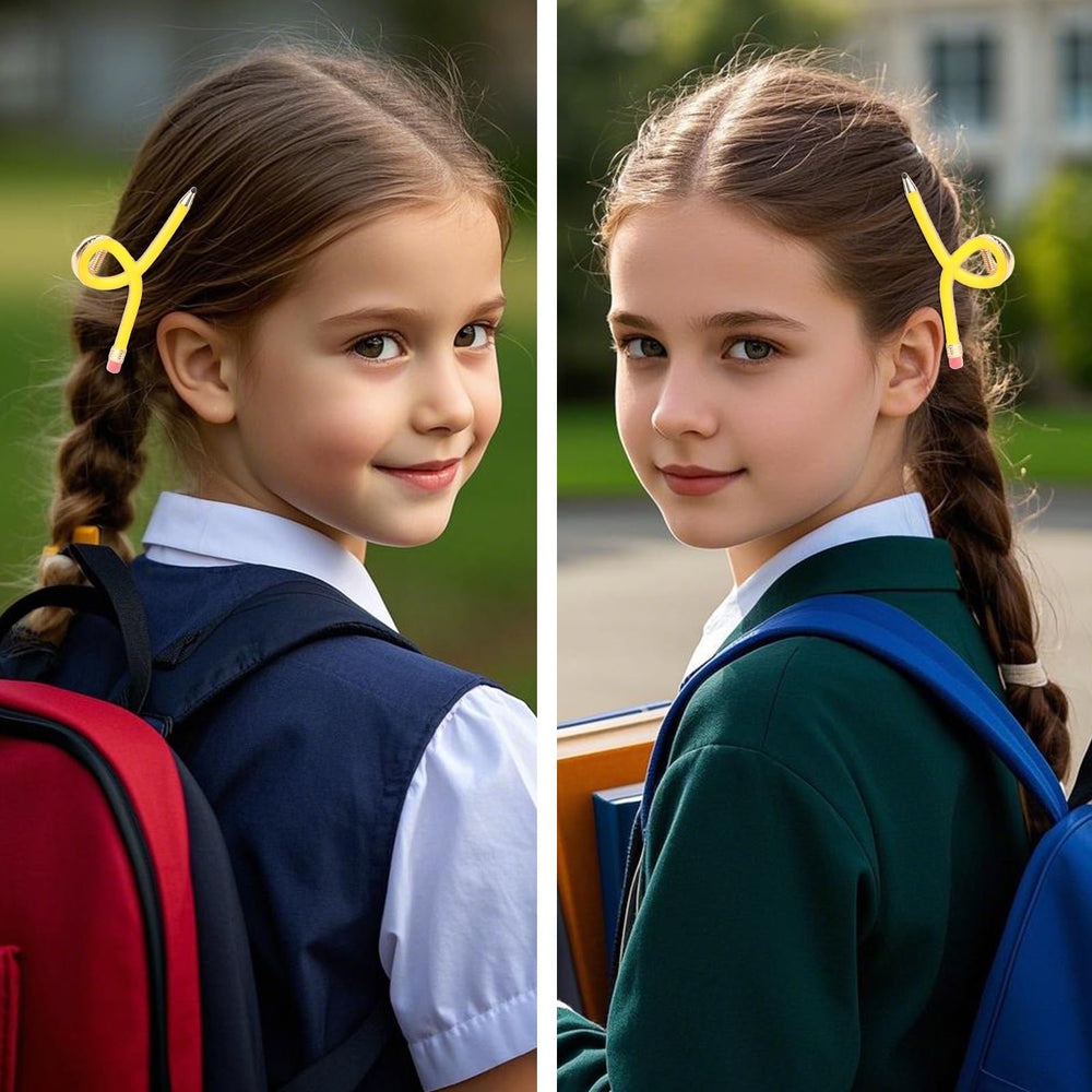Accesorio escolar: pinzas lápiz YARIEW para looks dinámicos en clase.
