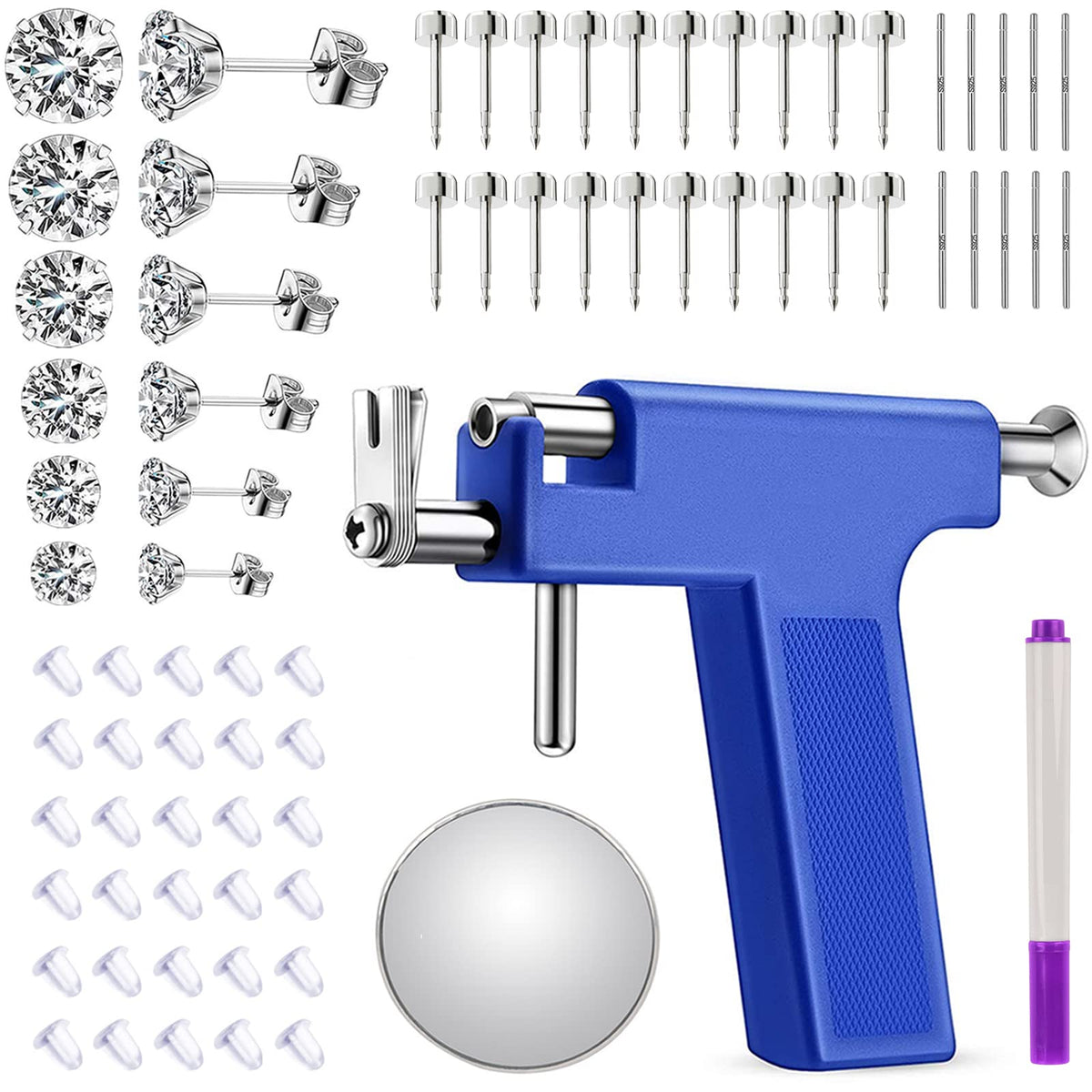 Kit de piercing de oreja YASPIT en caja regalo, ideal para empezar en casa