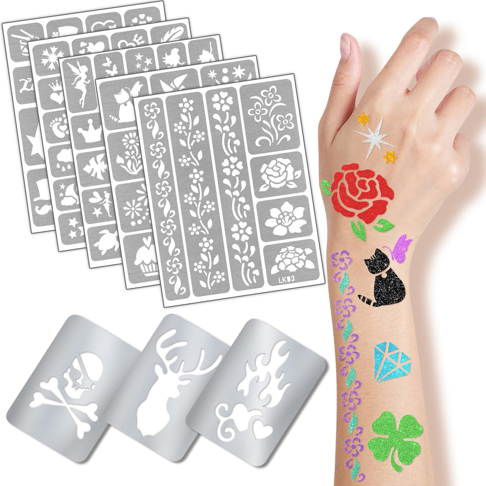 Yazhiji plantillas tatuajes temporales frutas, opción fresca para verano