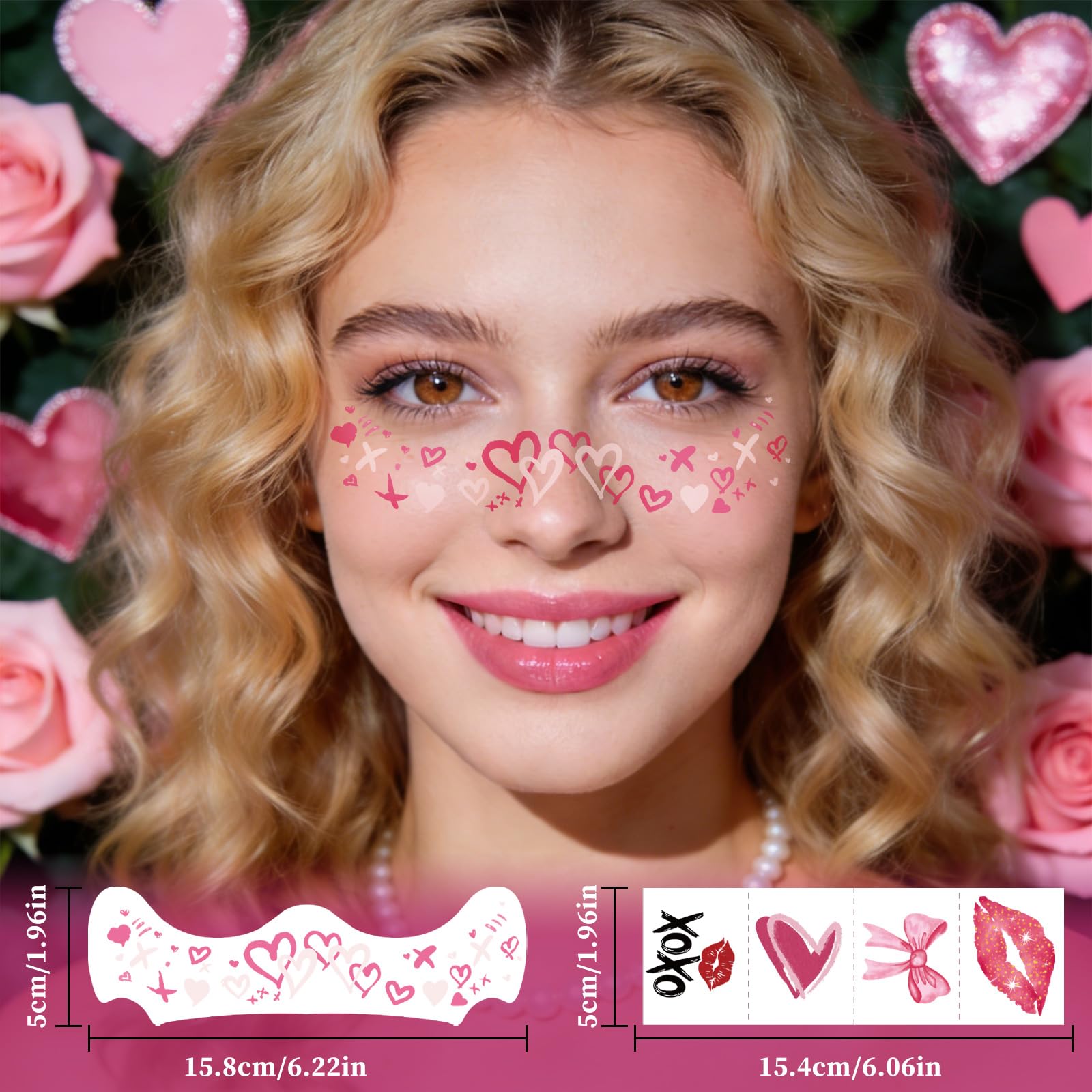 Diseño de beso Yazhiji en forma de corazón para ocasiones especiales.