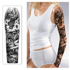 Yazhiji tatuaje temporal realista para sesiones fotográficas.