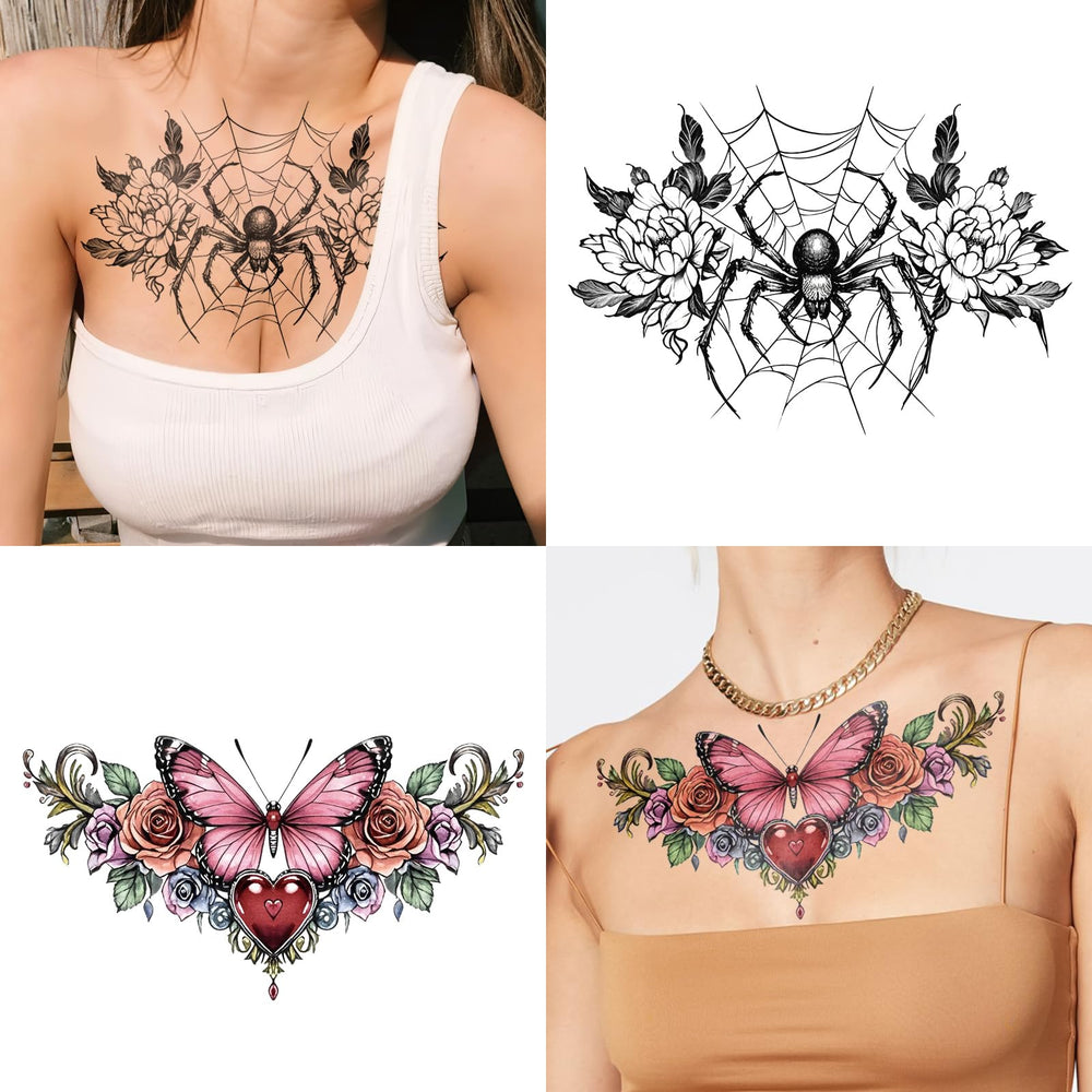 Tatuaje Yazhiji serpiente con flor, diseño llamativo para cicatrices