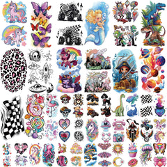 Tatuaje temporal Yazhiji de mariposa, ideal para decoración en manos de niños