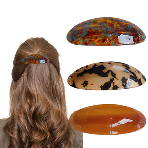 pinza acetato yckxxl con estilo frances carey oscuro, ideal para cabello grueso