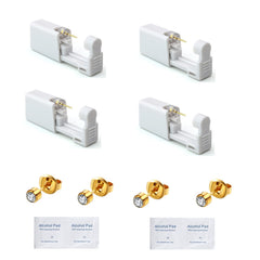 YWDKJGS kit-perforacion-oreja-oro-4mm: perforación rápida y segura.