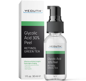 YEOUTH botella de exfoliante facial para piel suave y fresca