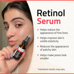 YEOUTH Sérum retinol con ácido hialurónico y vitamina E, hidratación y elasticidad.