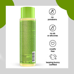 Yes To Shampoo Árbol del Té y Salvia, ingredientes naturales visibles