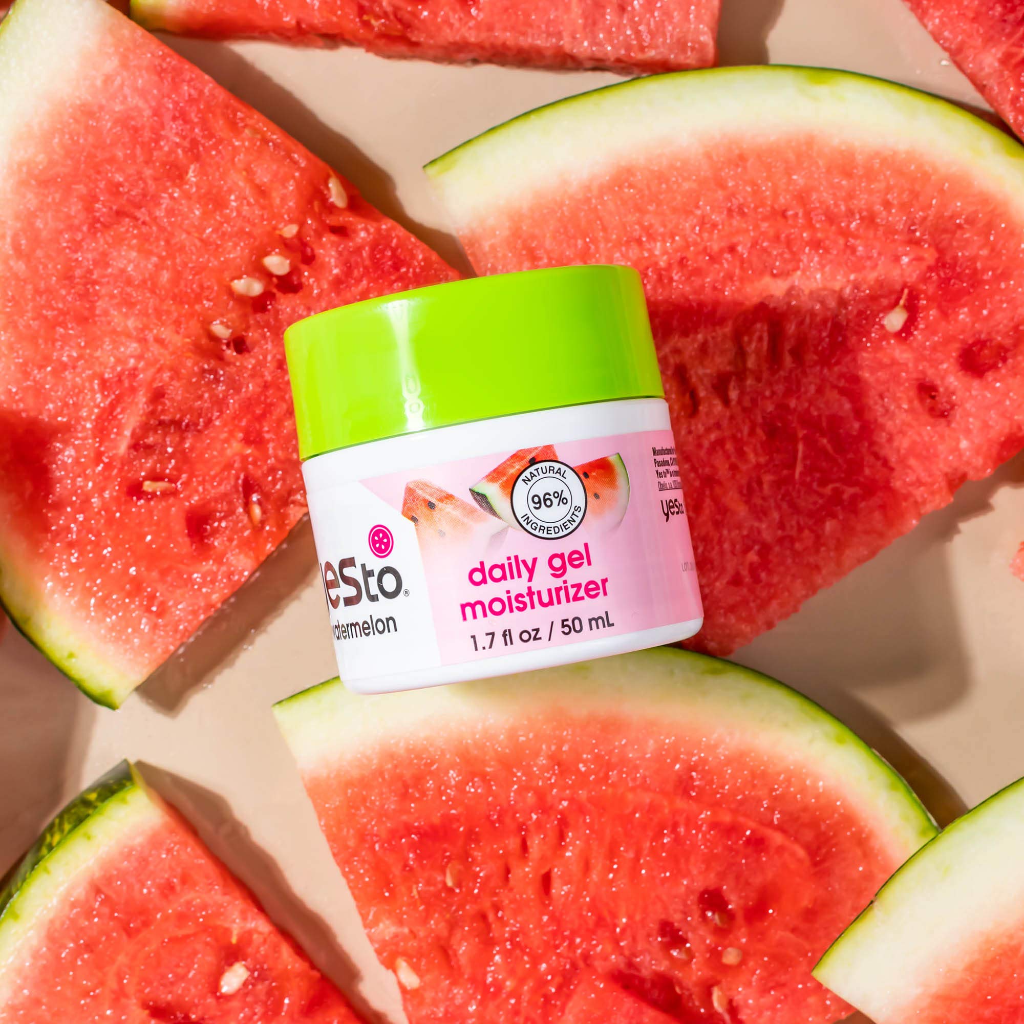 Yes To Watermelon Gel hialuronato de sodio que suaviza la textura.