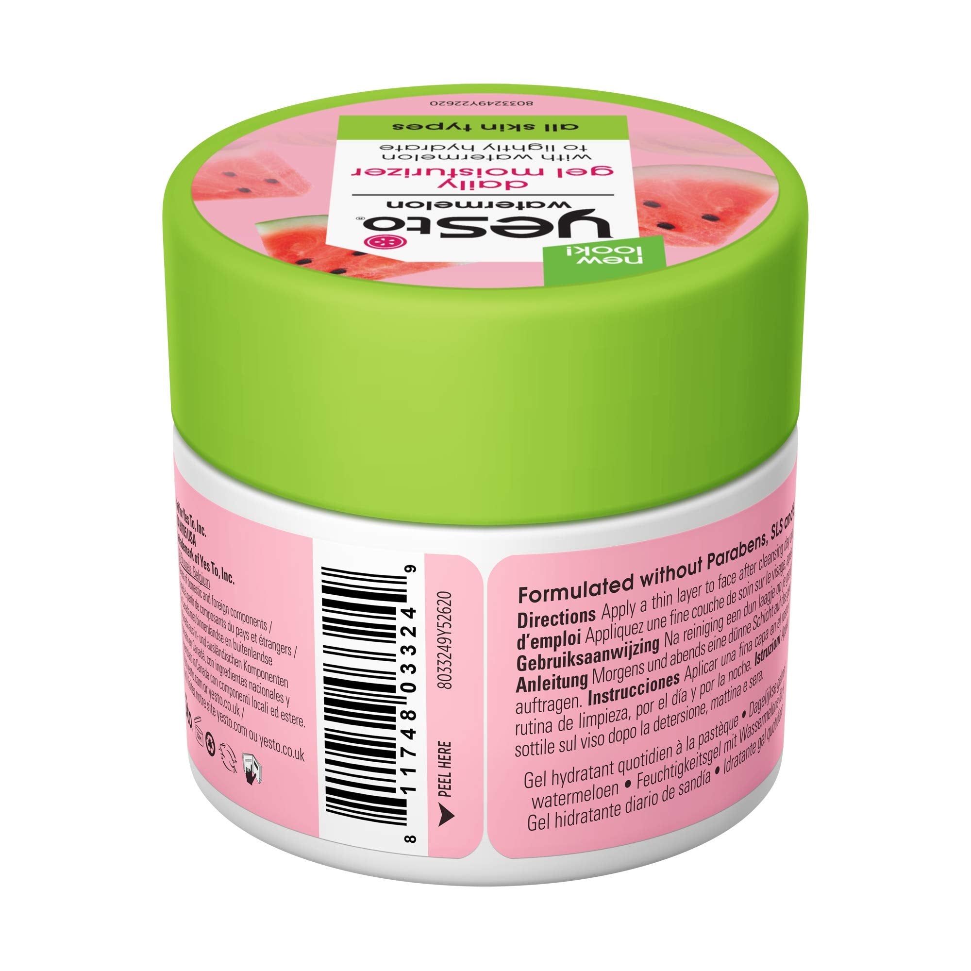 Yes To Watermelon Gel vitamina C para iluminar suavemente la piel.