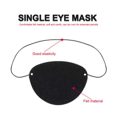 Parche ocular YGDZ con cinta elastica ajustable para uso comodo en todas las edades.