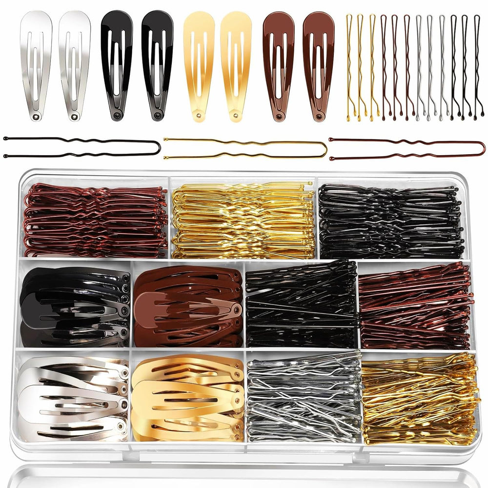 Pinzas para cabello YGDZ, set de 120 piezas para peinados rápidos y duraderos.
