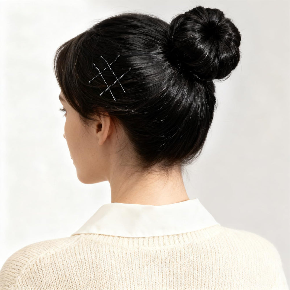 YGDZ prendedores pelo U 2,36 pulgadas negro, sostienen recogidos elegantes.