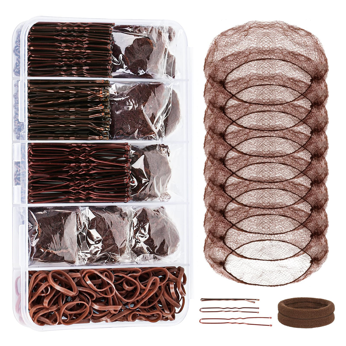 YGQQOY kit de accesorios para danza, contenido completo para recogidos duraderos.