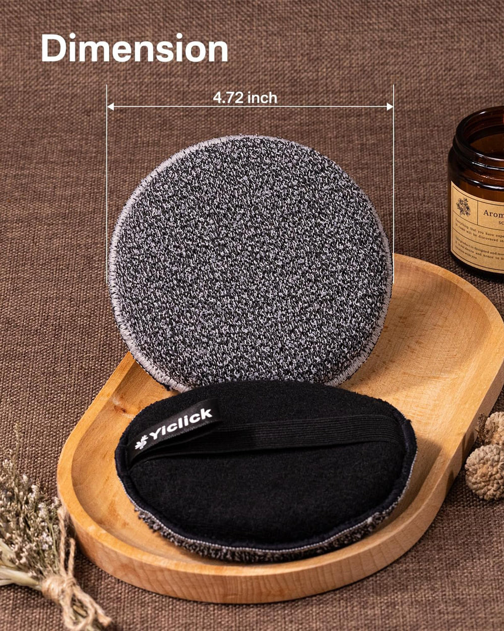 Esponja de baño Yiclick para generar espuma rica y suave.