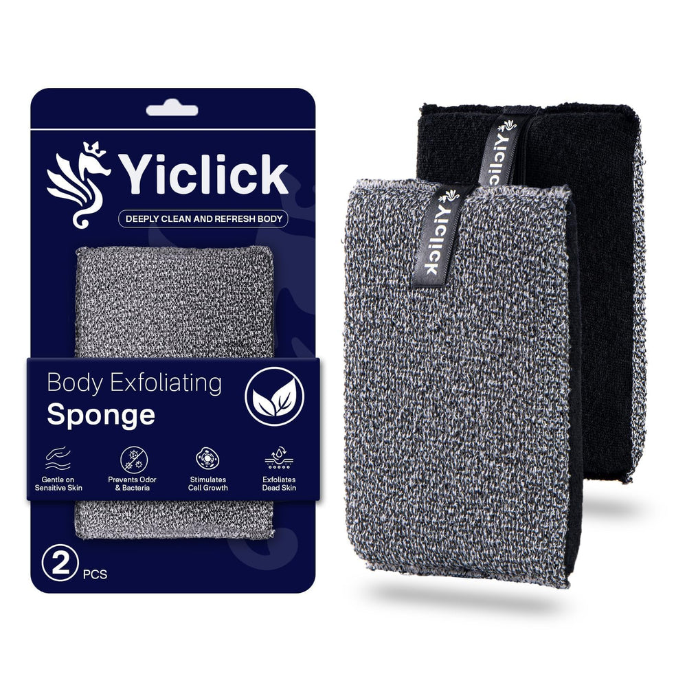 Yiclick exfoliante corporal, espuma lujosa para una limpieza agradable.