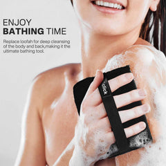 Yiclick exfoliante corporal, lado texturizado para eliminar impurezas.