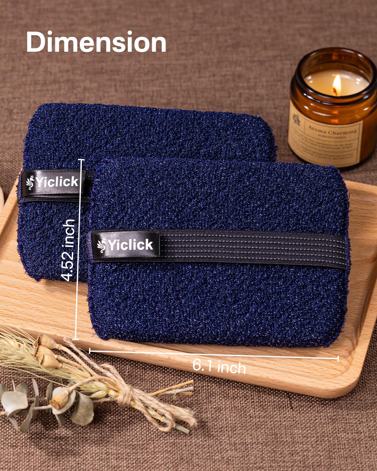 Yiclick exfoliante corporal, secado-rapido para higiene fiable
