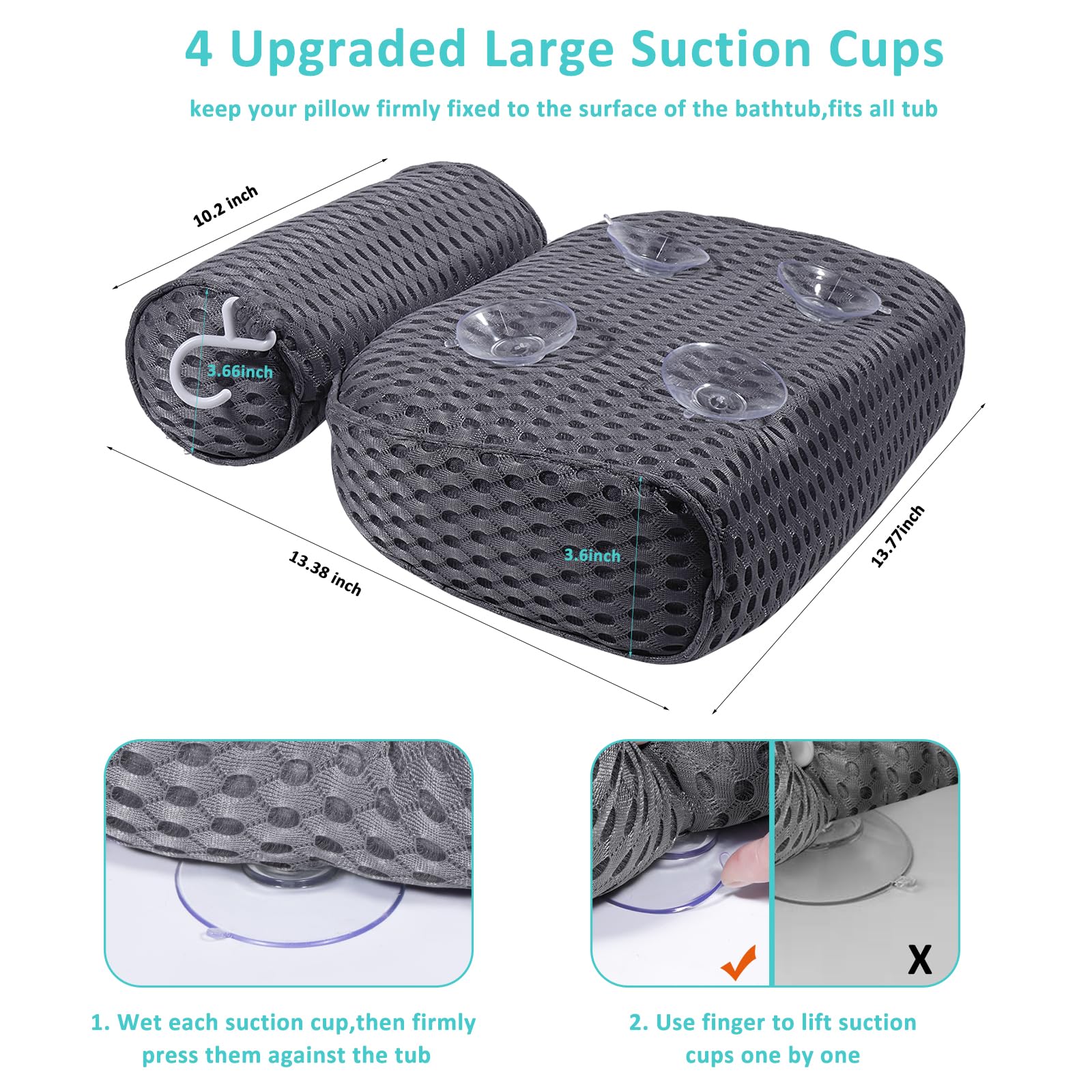 Almohada YIGO MASTER para cabeza y cuello, descanso relajante.