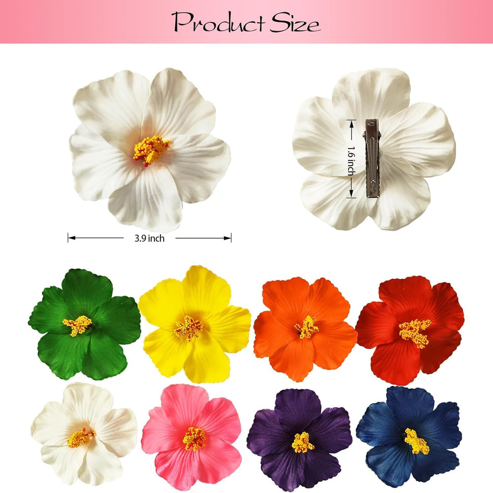 YILANPIN clip de flores para niñas en verde, sujeción suave para cabellos