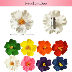 YILANPIN clip de flores para niñas en verde, sujeción suave para cabellos