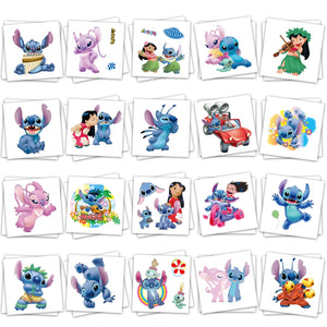 Tatuajes temporales YINFENGKANHAI con dibujos animados, ideales para decorar fiestas infantiles.