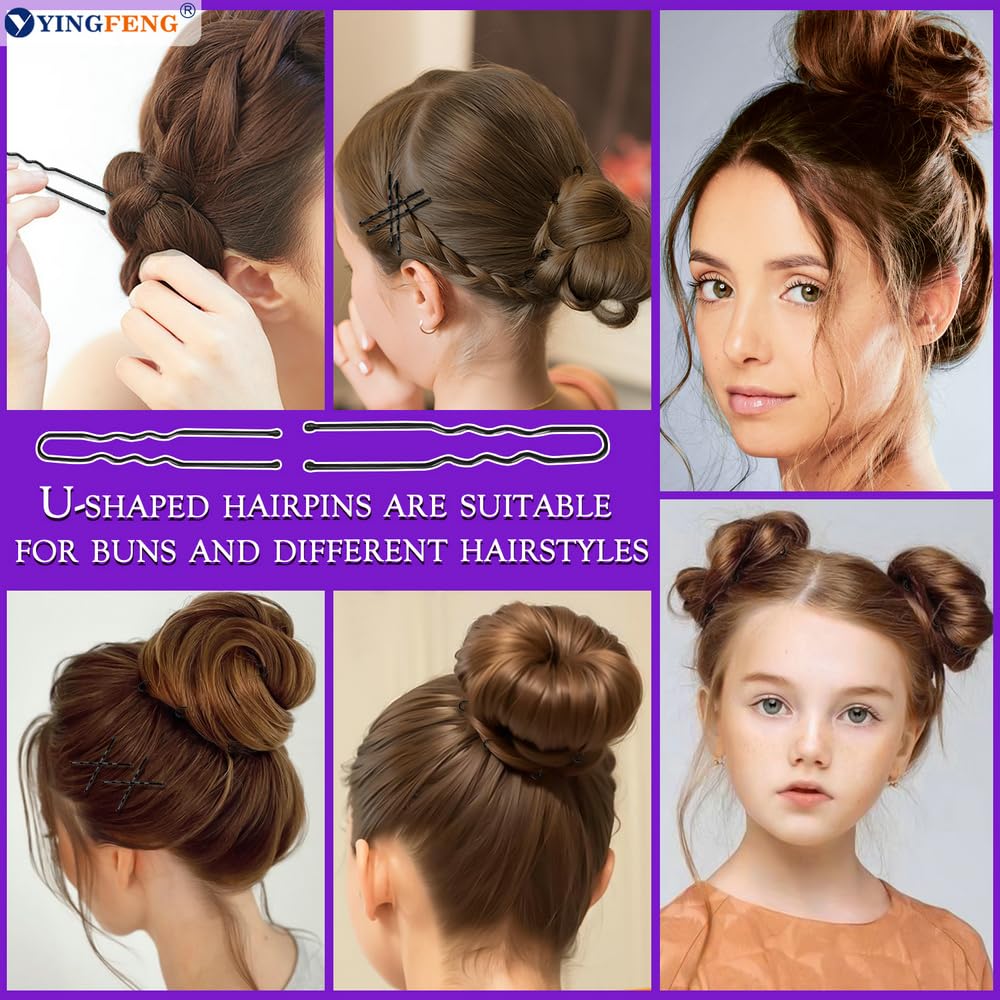 YINGFENG bandas elásticas para el cabello, fijación segura sin tirones.