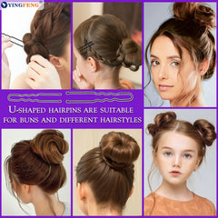 YINGFENG bandas elásticas para el cabello, fijación segura sin tirones.