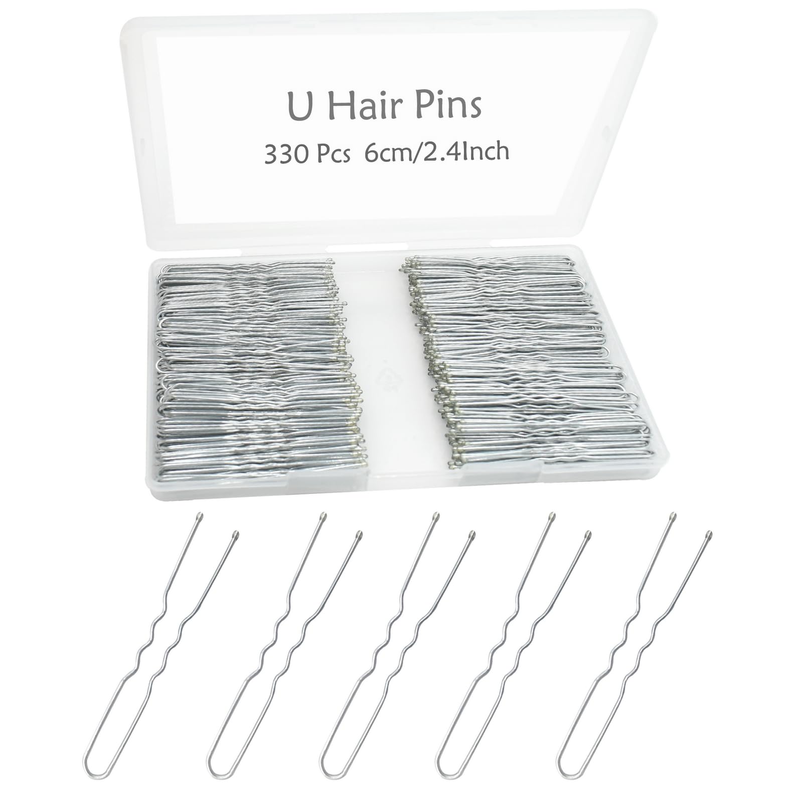 Pin U YingFeng para recogido plateado con bloqueo seguro