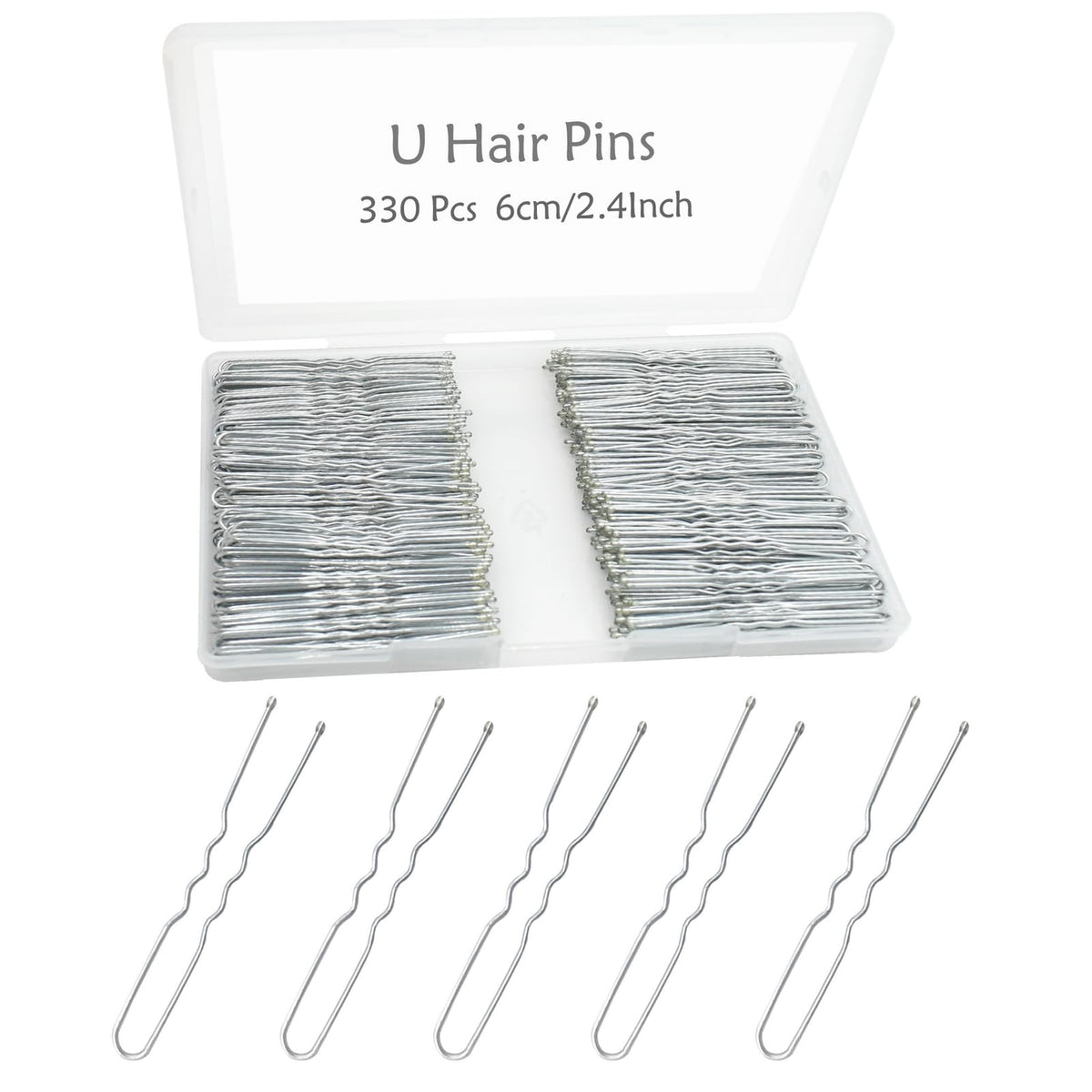 Pin U YingFeng para recogido plateado con bloqueo seguro