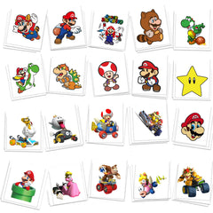 Tatuajes temporales YINGXIANG con dibujos animados para niños, perfectos para fiestas.