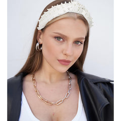 Diadema YISSION con nudo moderno, ideal para diario