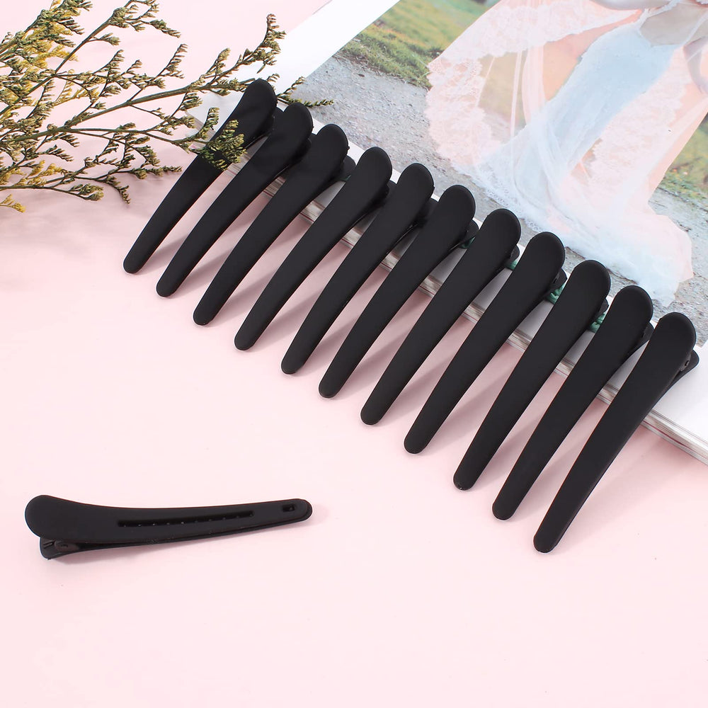 Pinzas YISSION diseño clásico negro para looks elegantes y diarios.