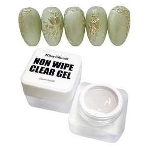 YJMyujimi Gel Claro Sin Residuo para cromo espejo: aplicación limpia y segura.