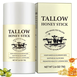 YMFGPFYL Balsamo de Manteca de Res con Miel en stick, empaque higiénico y práctico