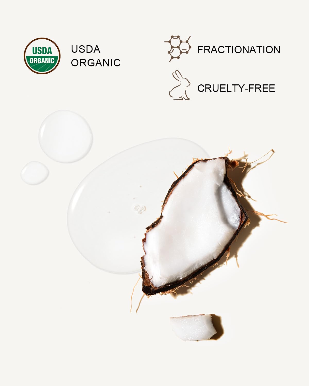 Yoken aceite de coco fraccionado para masajes relajantes y uso profesional