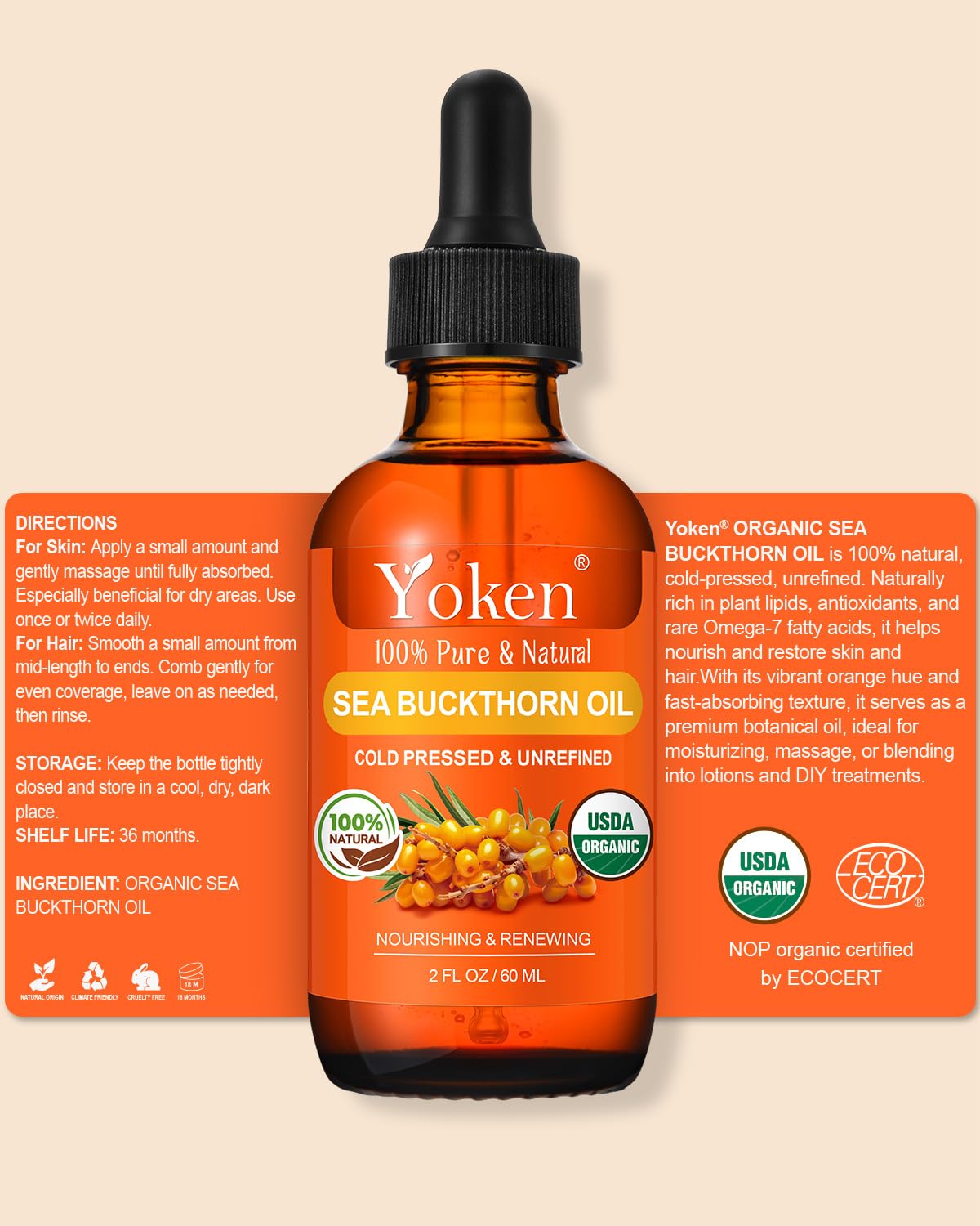 Goteras y tapa hermética de Yoken evitan goteos y dosificación precisa
