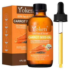 Botella de Yoken Aceite de Zanahoria prensado en frío para piel hidratada